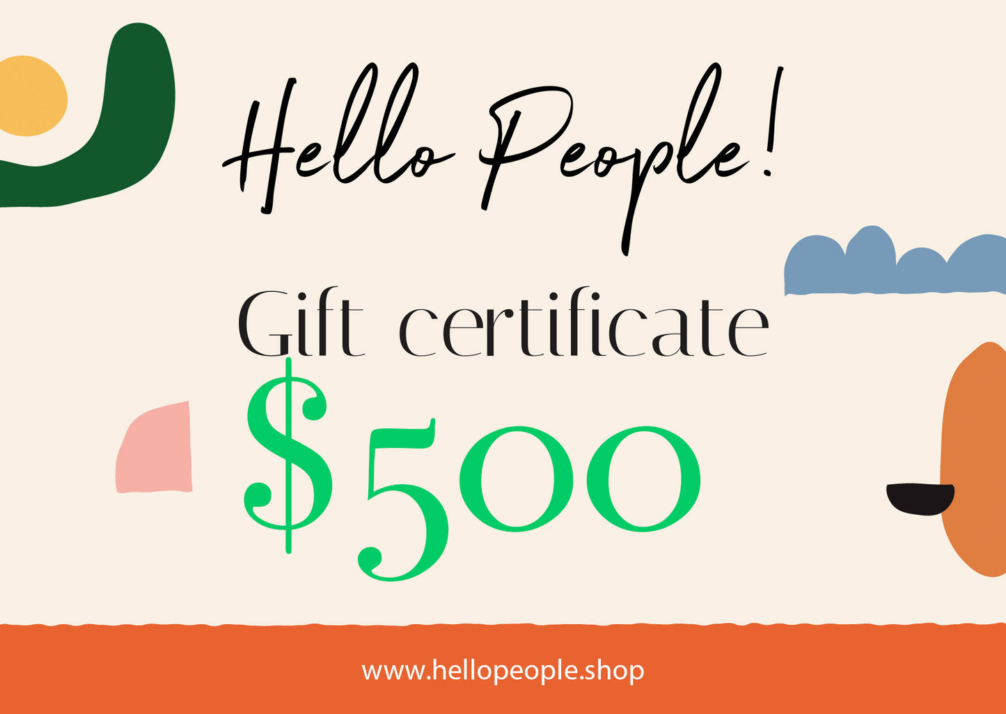 Hello People Gift Card