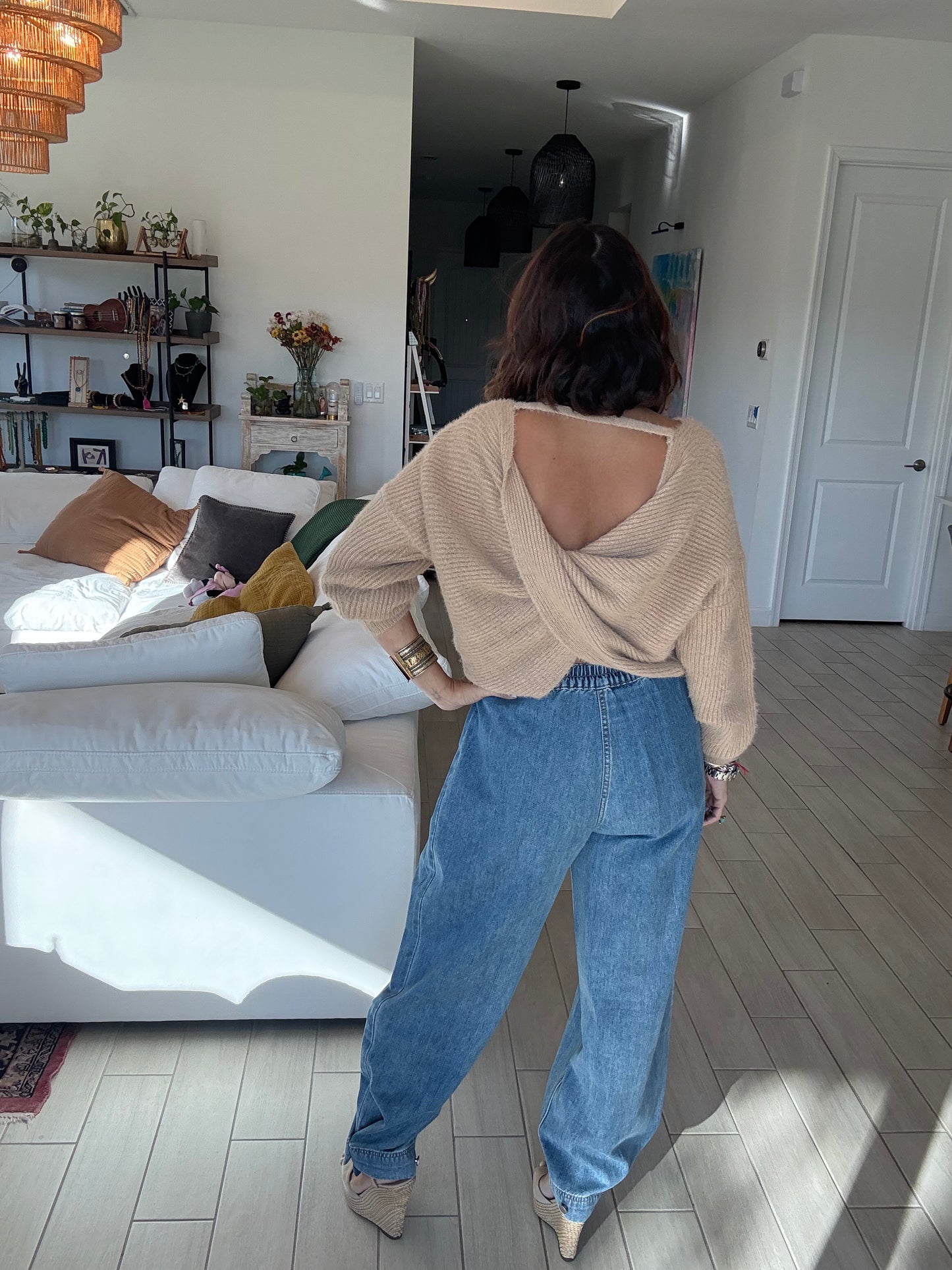Cozy Twist Knit Sweater