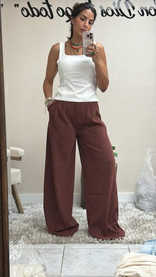 White Square-Neck Corset Top with Bow Detail