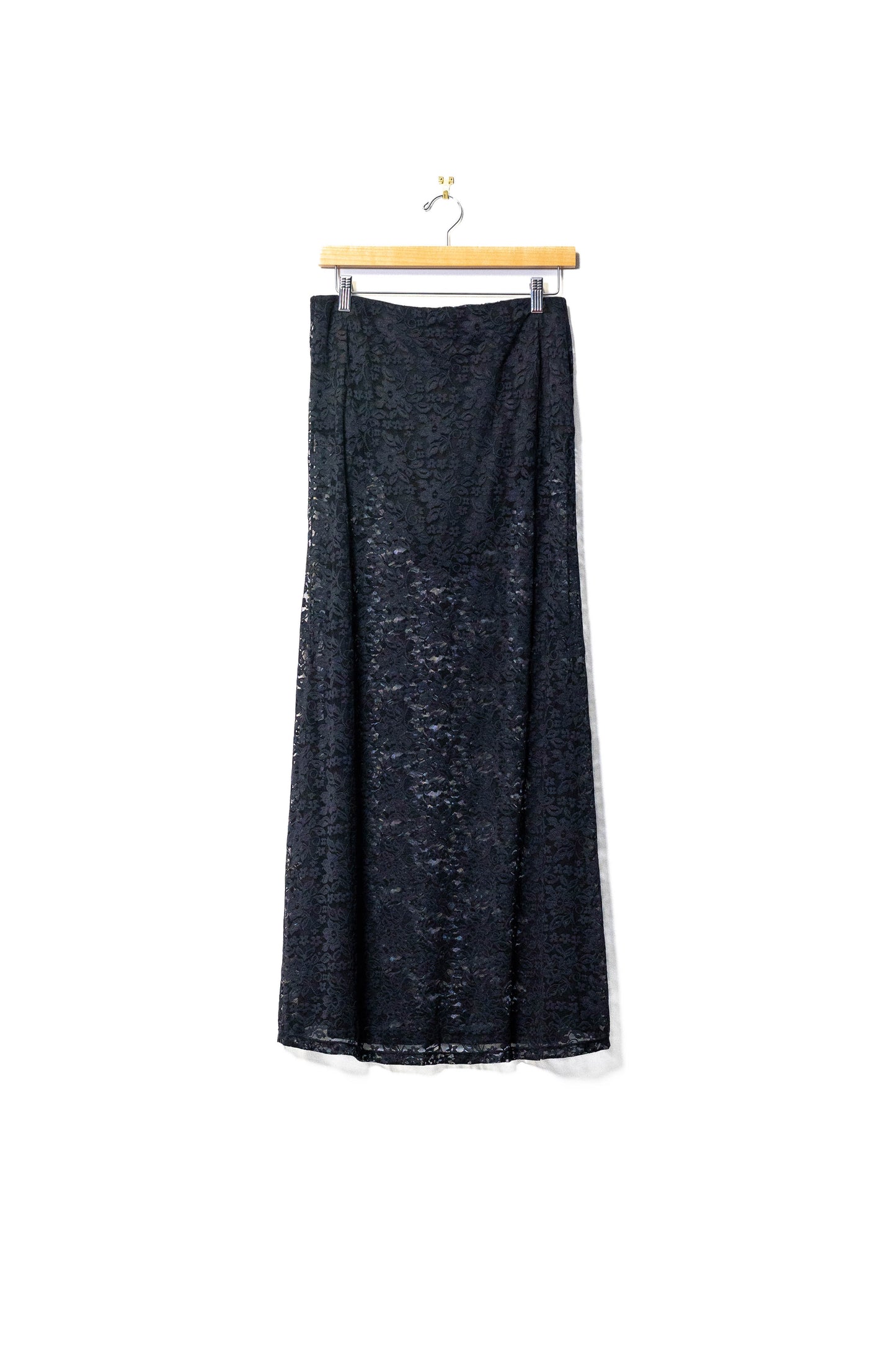 Black Lace Maxi Skirt