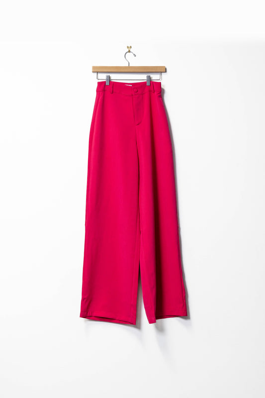 Belted Wide Leg Trouser