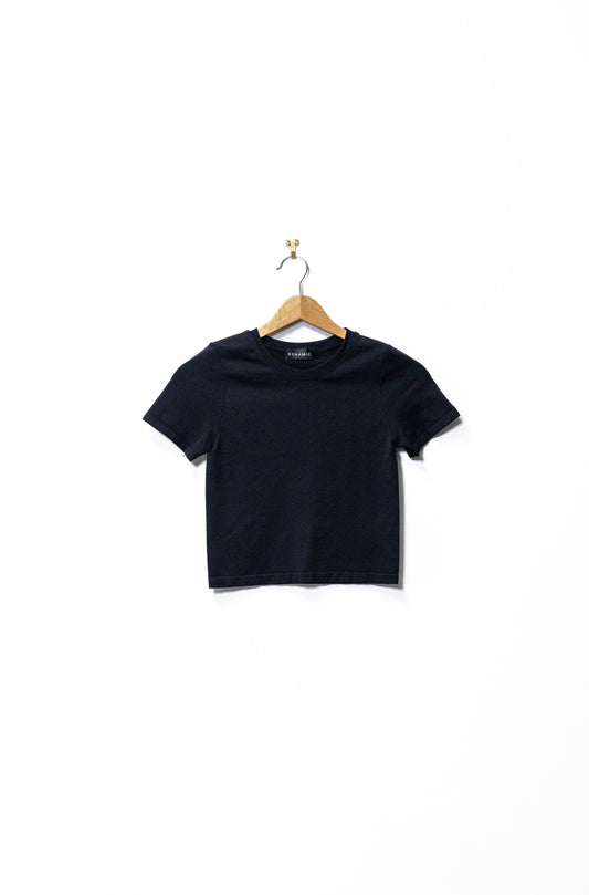 Classic Cropped White Tee