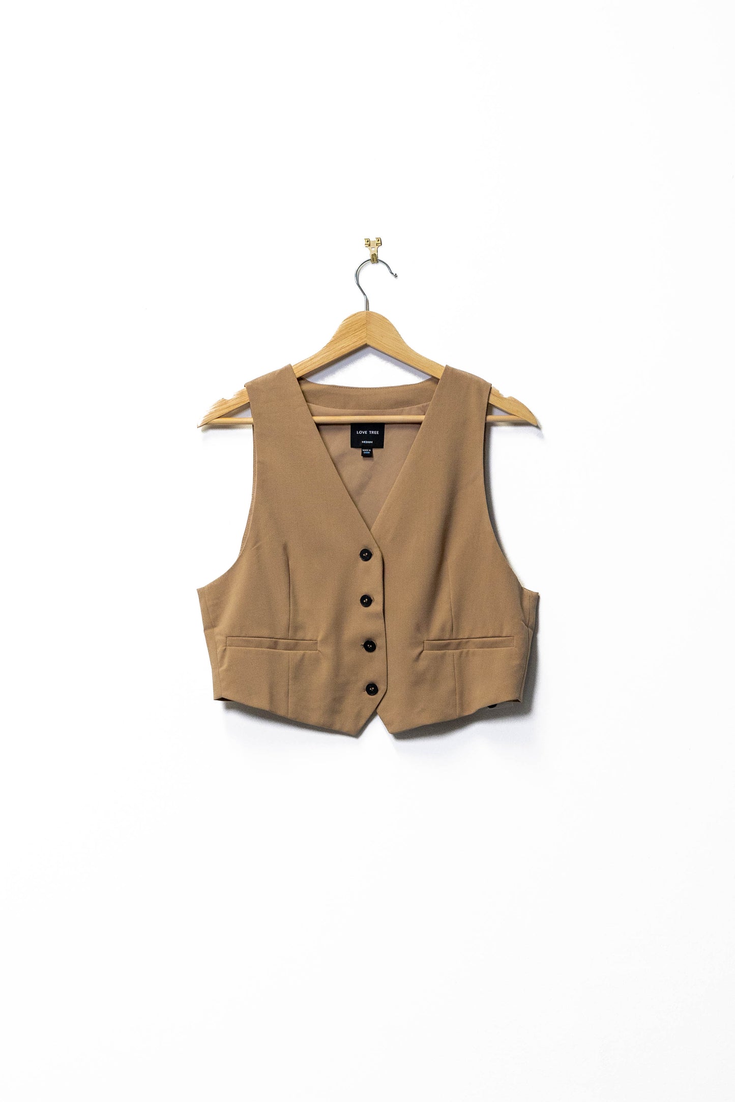 Sleeveless Cropped Vest