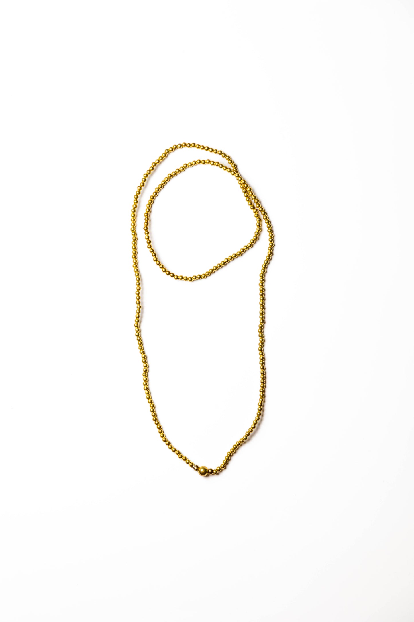 Timeless Gold Beaded Necklace