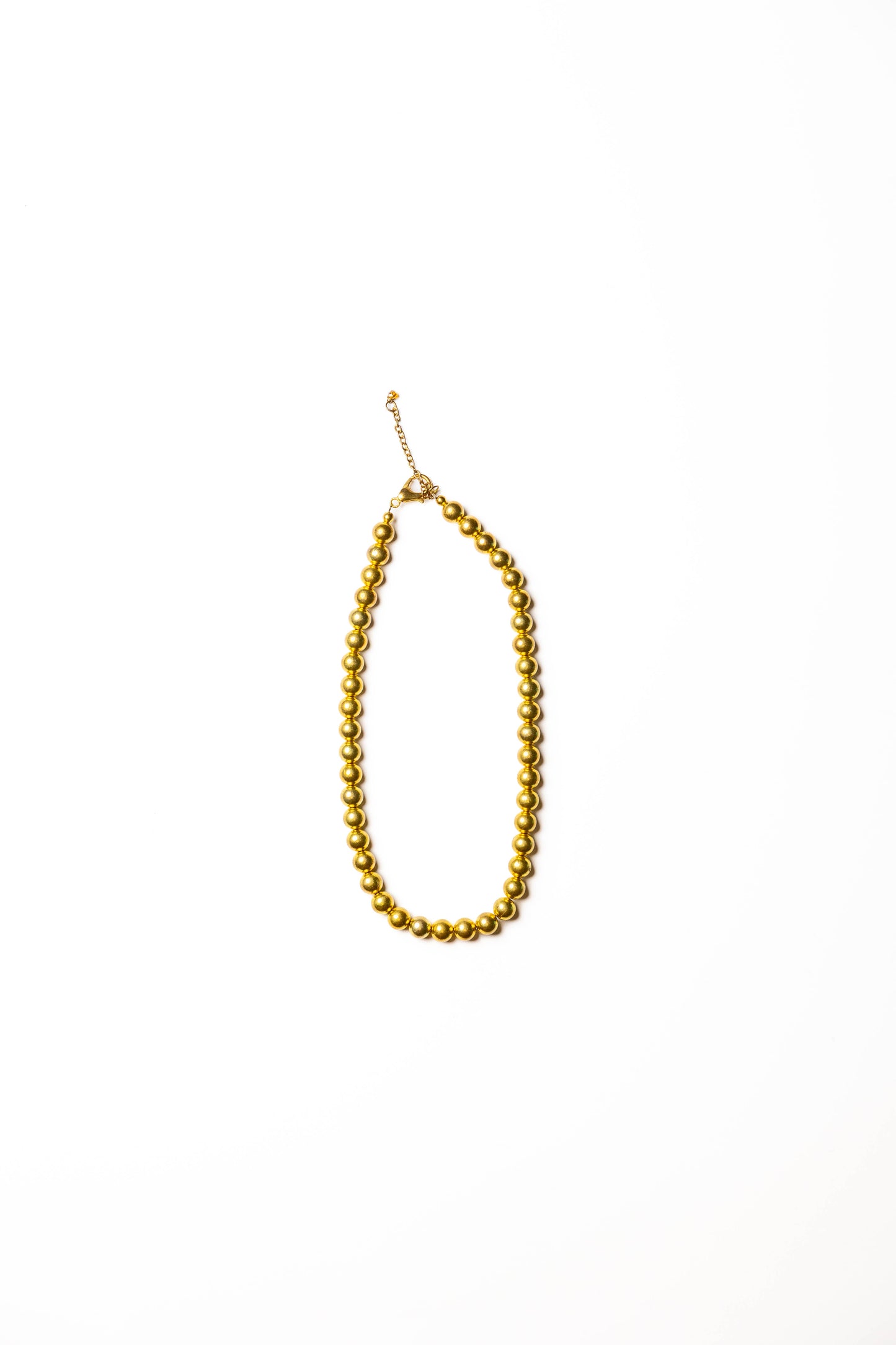 Classic Gold Beaded Necklace 03