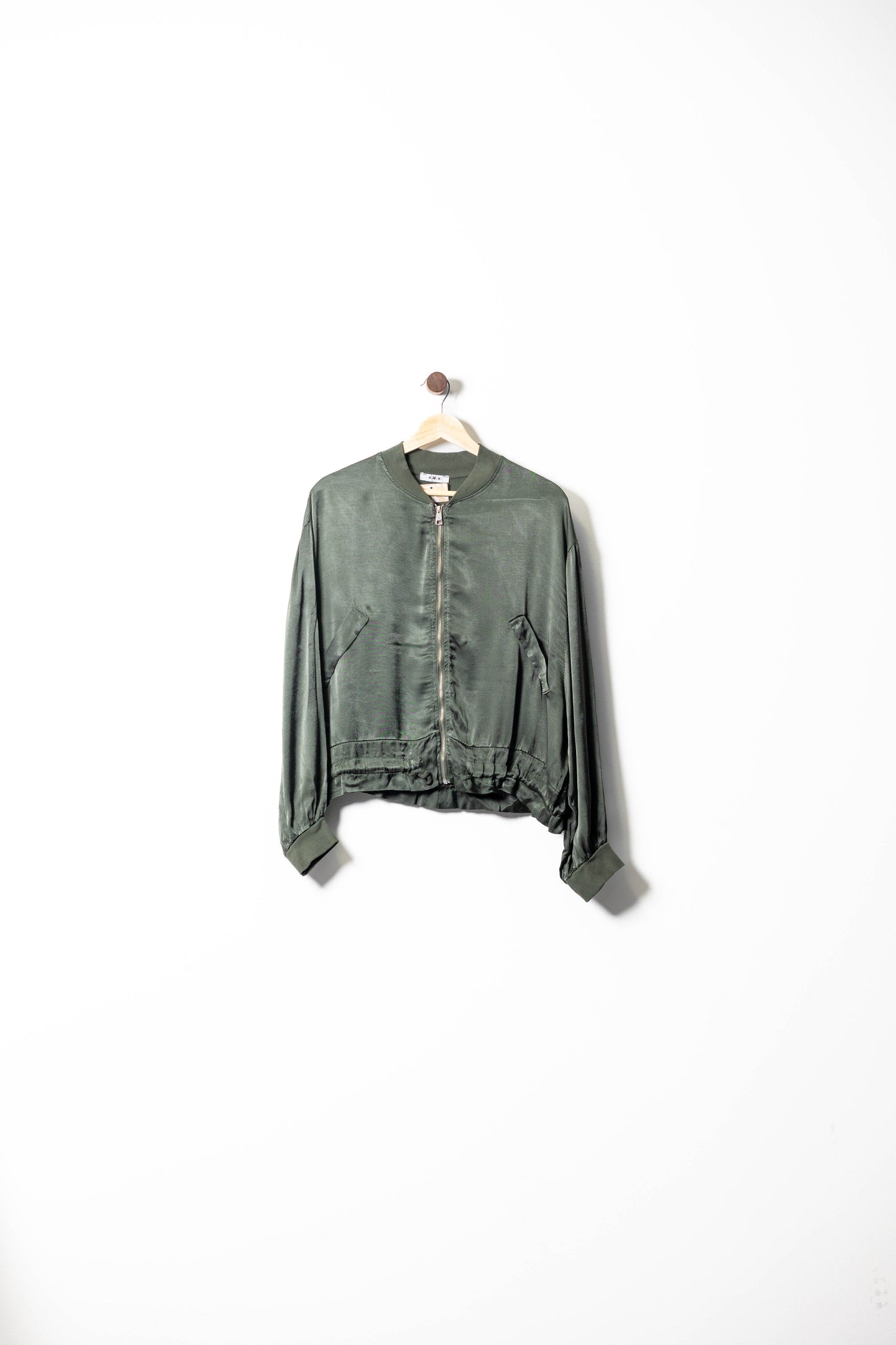 Satin Bomber Jacket – Chic and Effortless Style