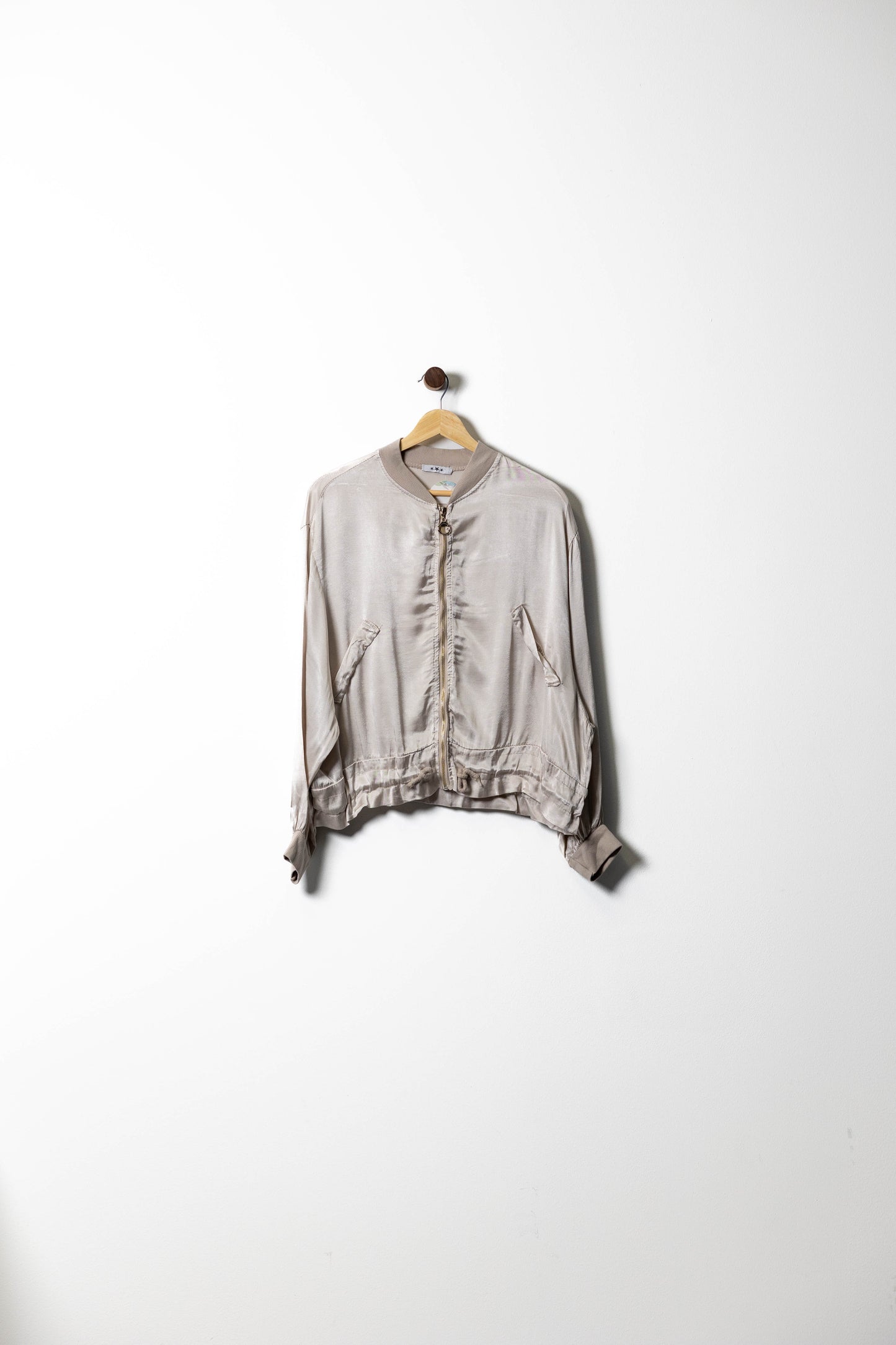 Satin Bomber Jacket – Chic and Effortless Style