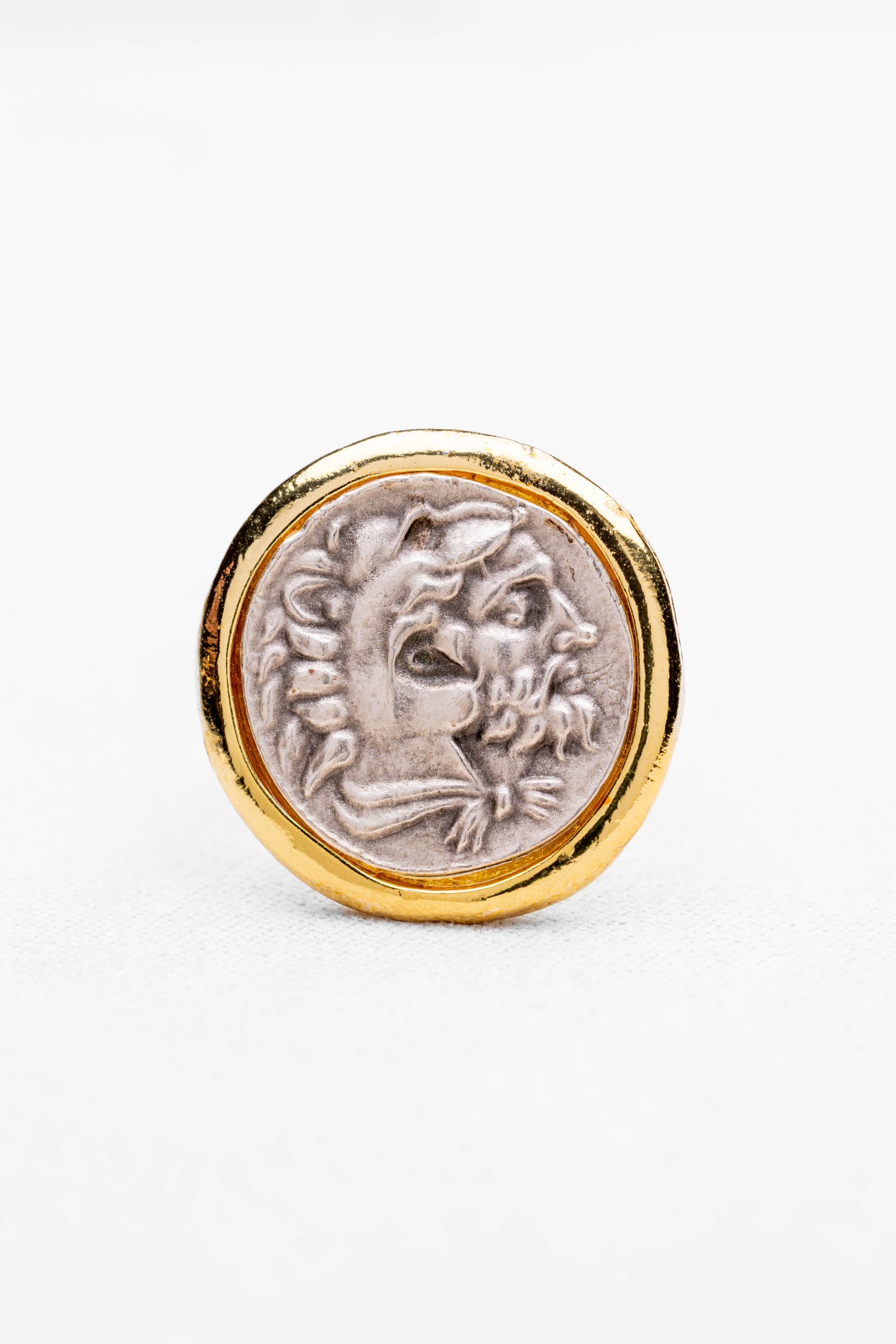 Ancient Coin Medallion Ring