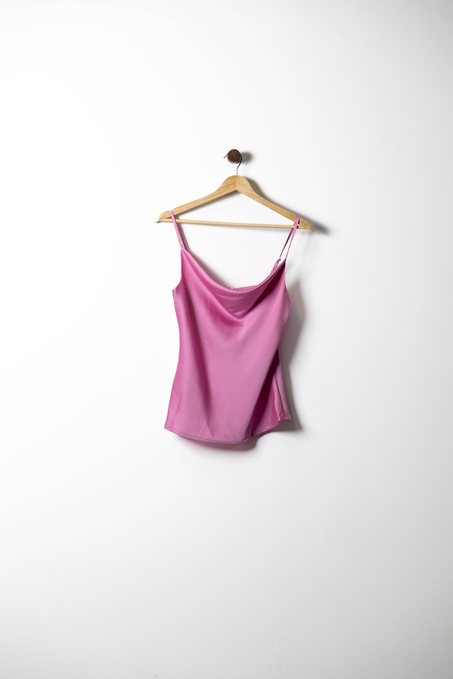 Satin Cowl Neck Camisole Top