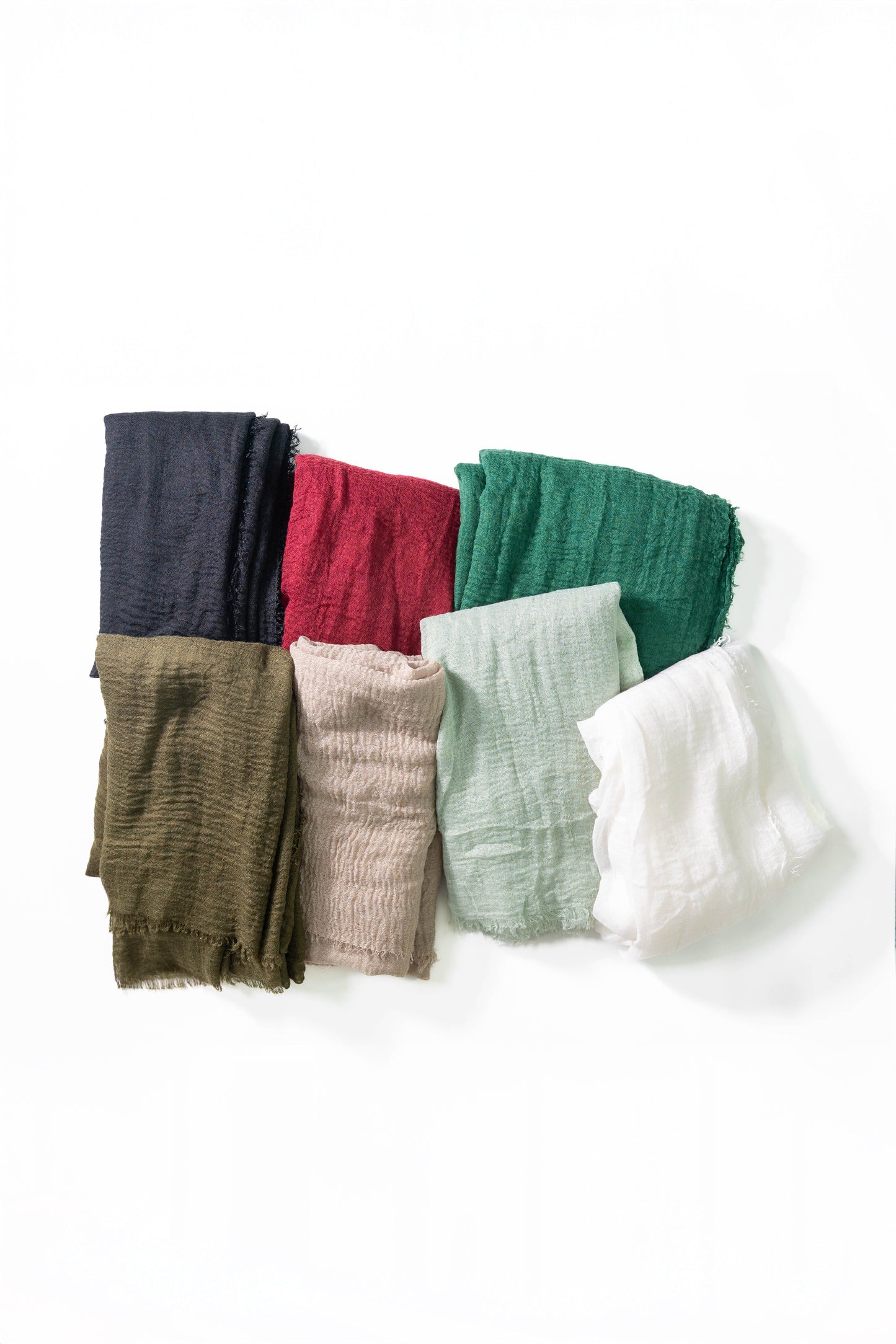 Soft Textured Fringe Scarf