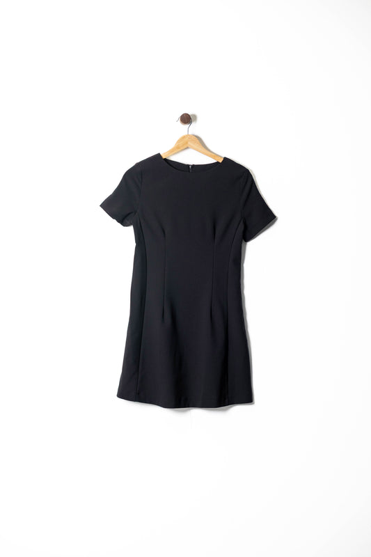 Classic Short-Sleeve Shift Dress