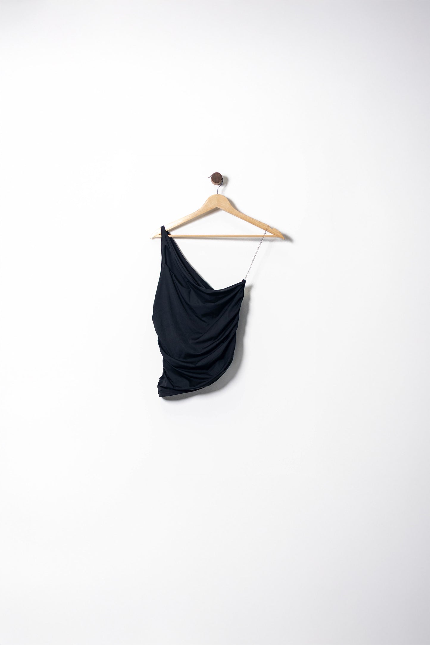 Asymmetric Draped One-Shoulder Top