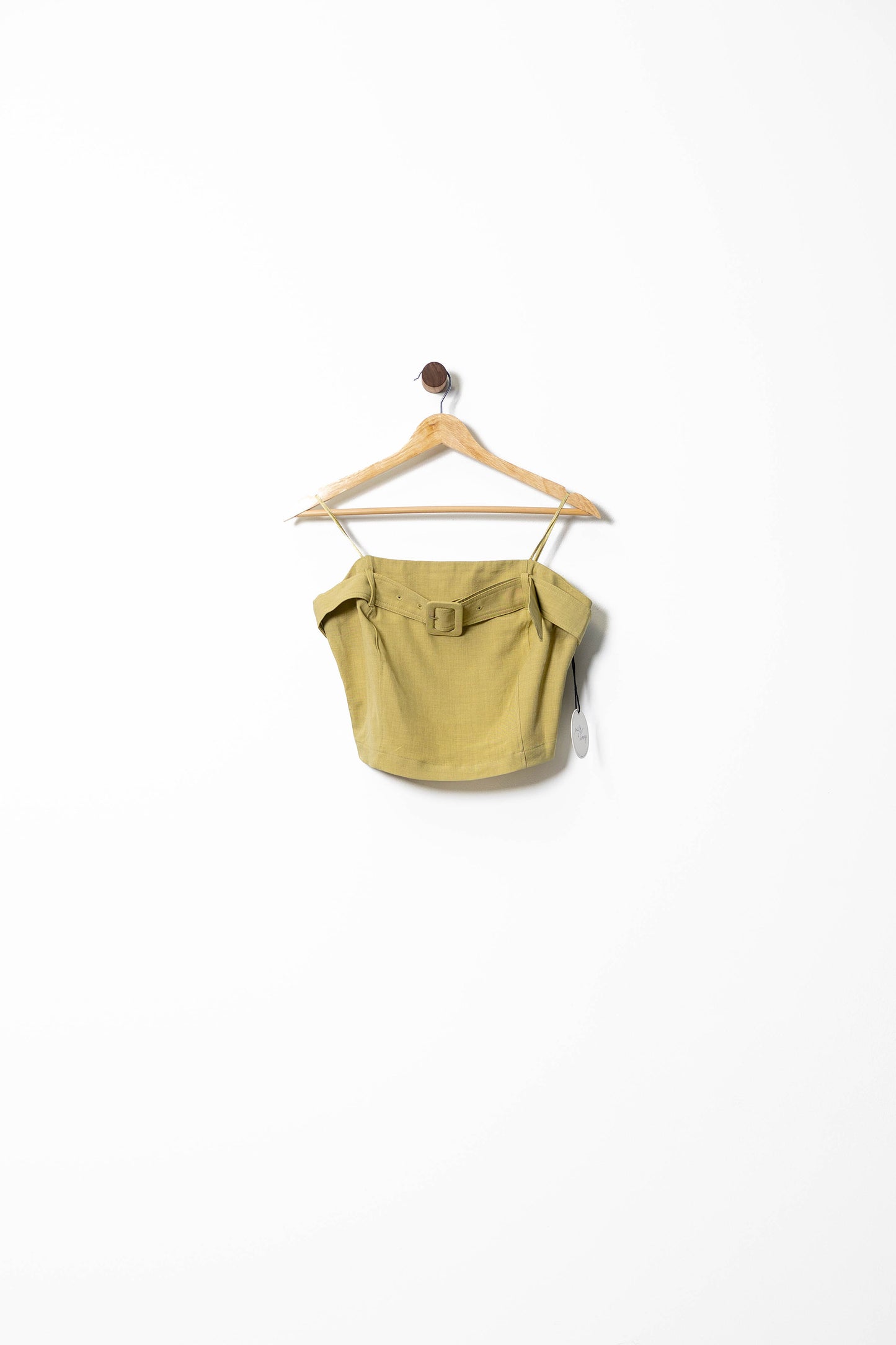 Pistachio Tailored - Belted Corset