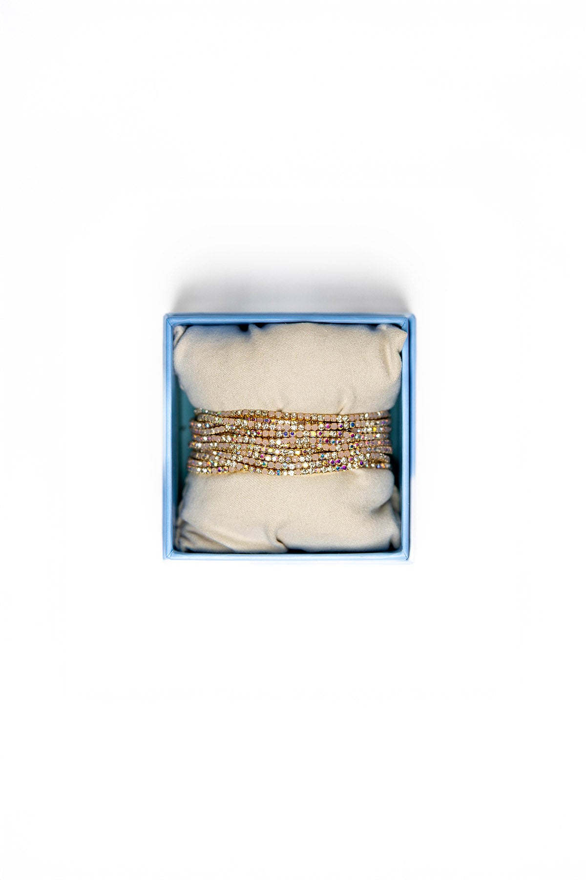 Golden Radiance Multistrand Bracelet