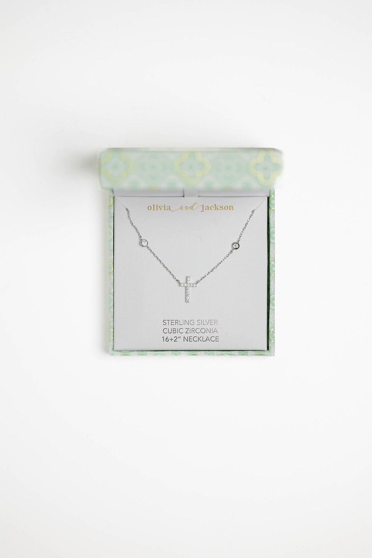 Dainty Sterling Silver Cross Necklace