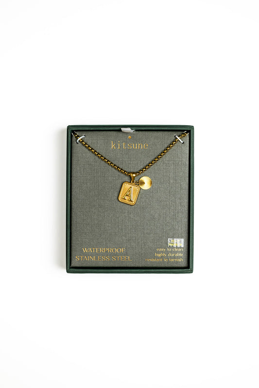 Initial Pendant Necklace