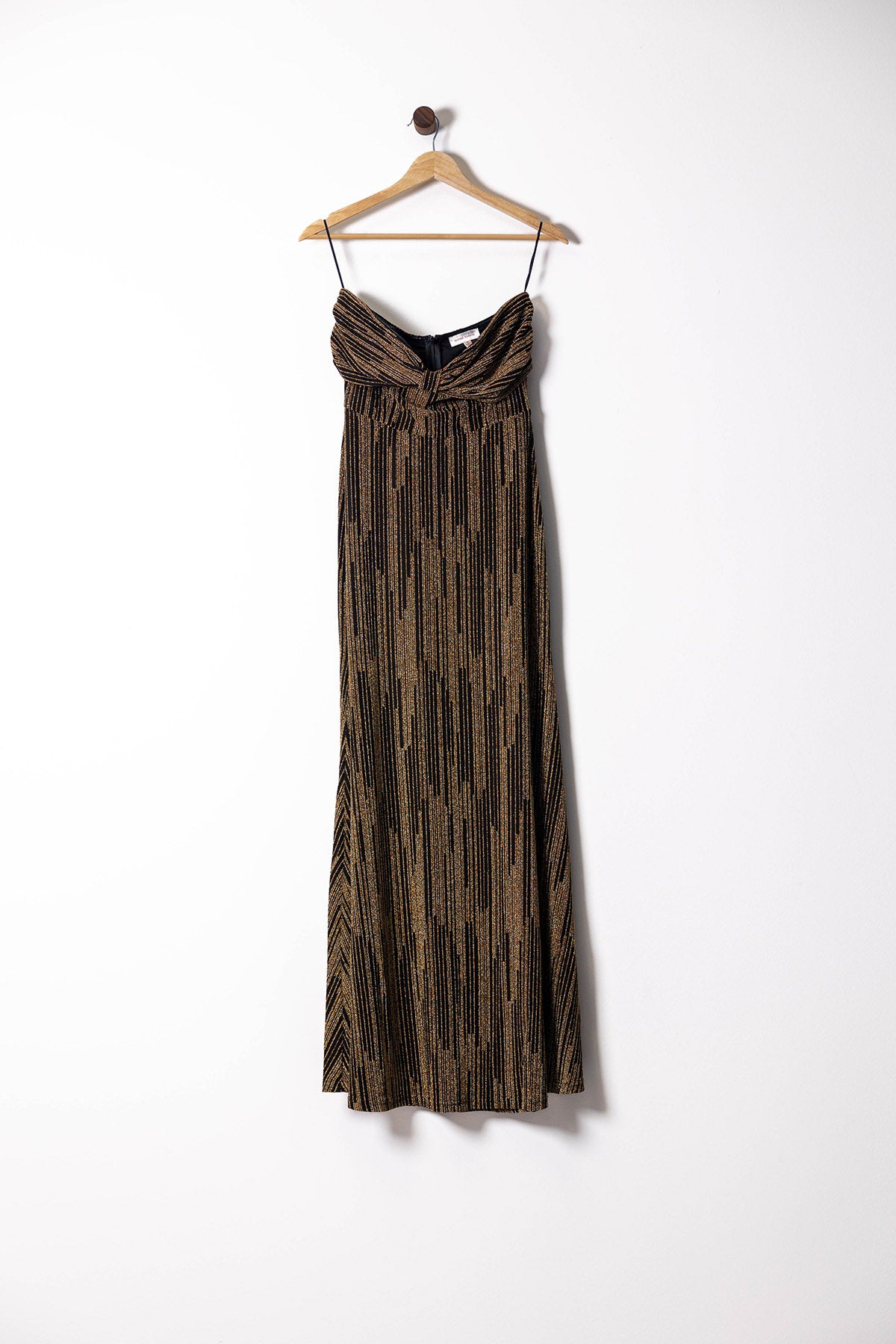 Golden Hour Metallic Maxi Dress