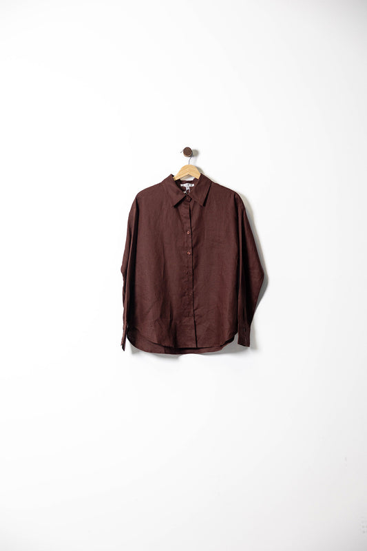 Classic Linen Button-Down Shirt