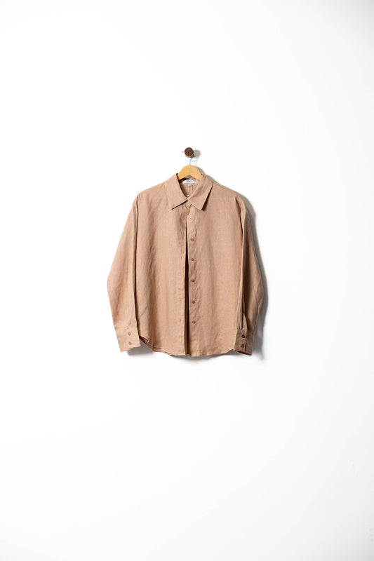 Classic Linen Button-Down Shirt
