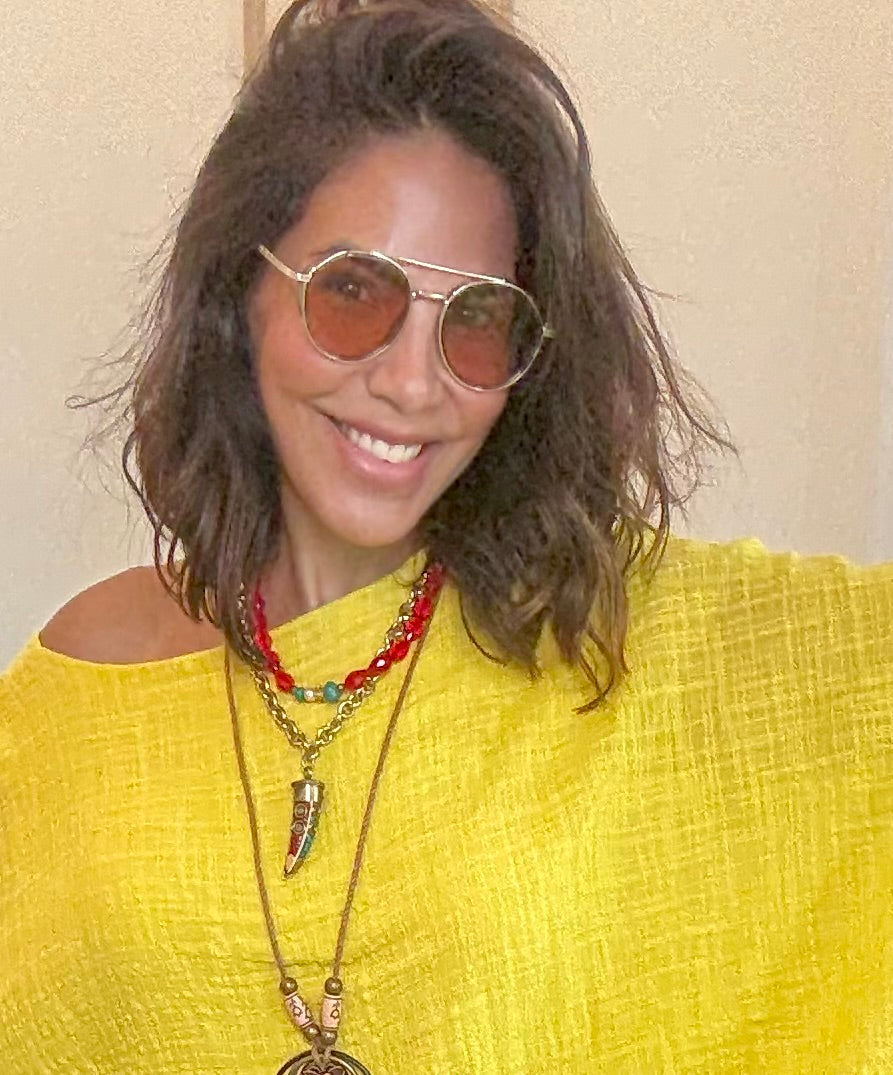 Red Crystal Charm Necklace