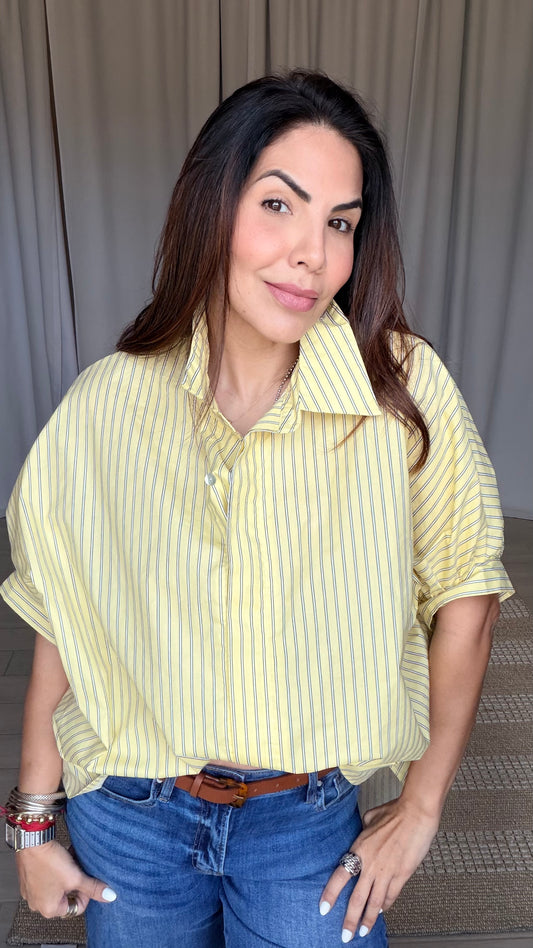 OVERSIZED STRIPE TOP