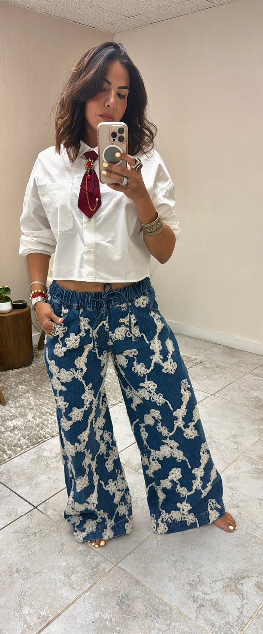 Mystic Lace Denim Flow