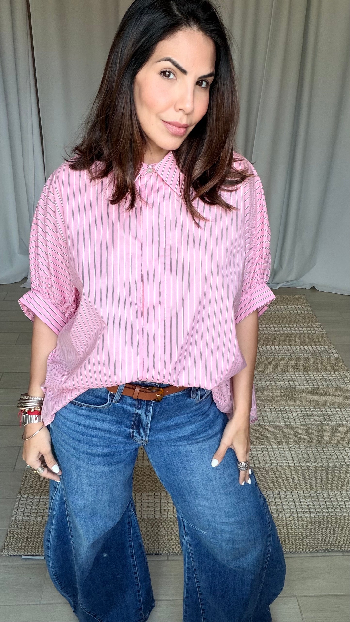 OVERSIZED STRIPE TOP