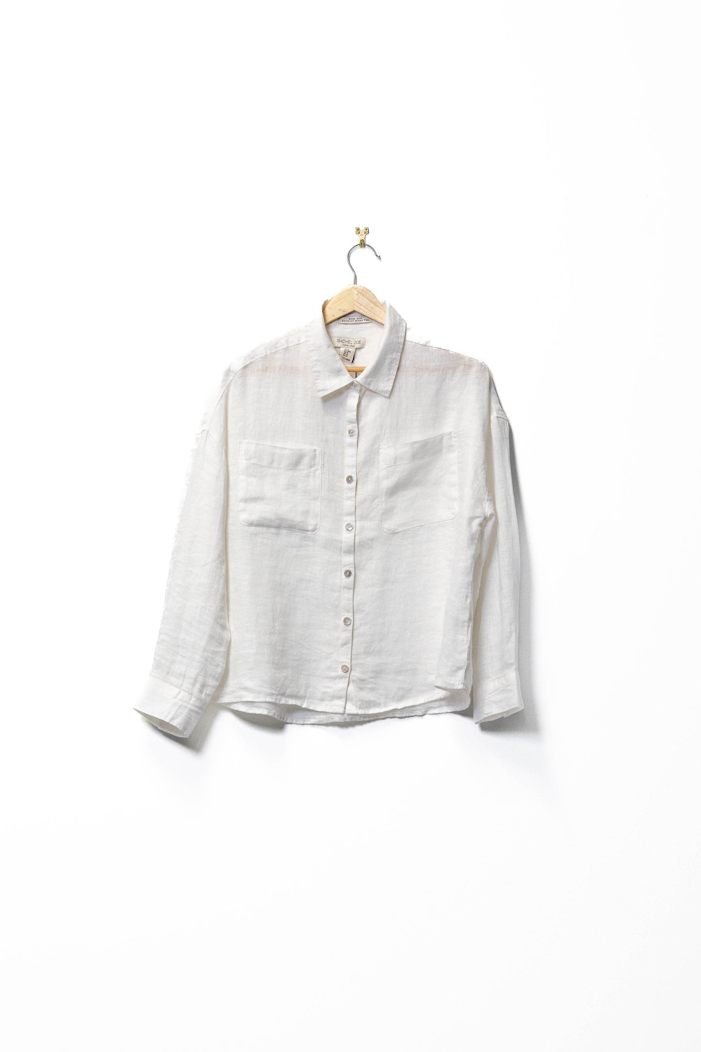 Classic Linen Button-Up Shirt