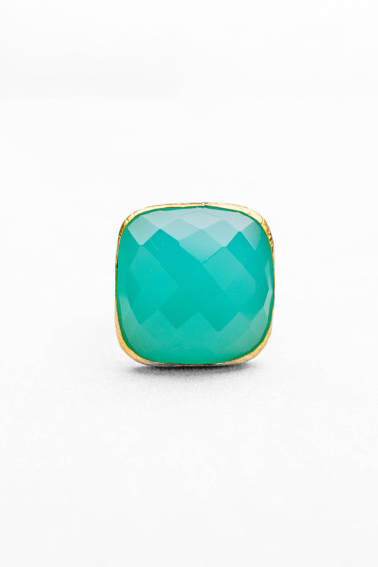 Vintage Turquoise Gemstone Statement Ring