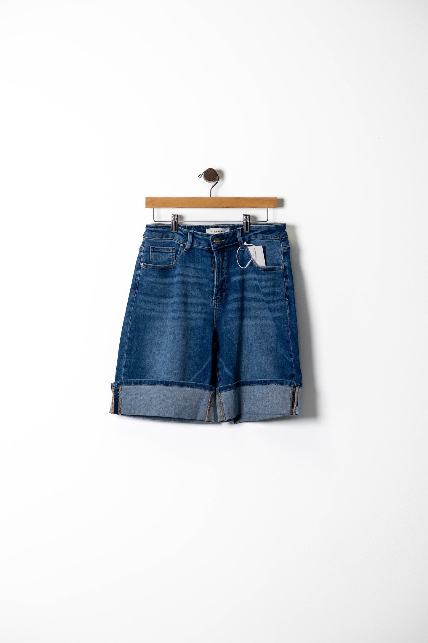 Cuffed Classic Denim Shorts