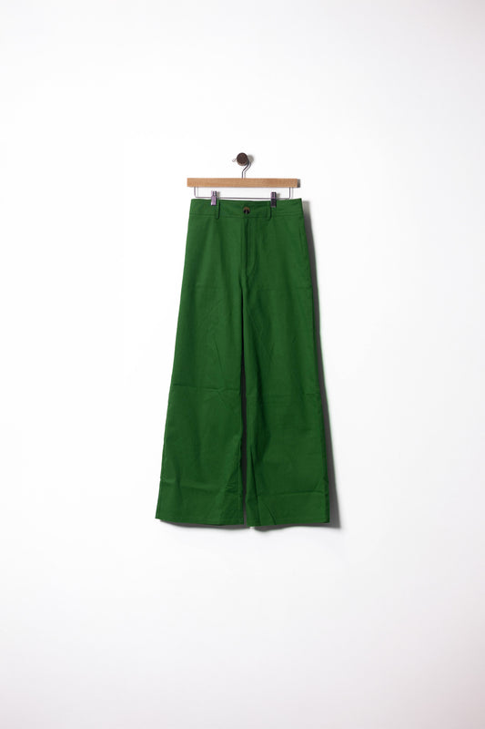 High Waist Straight Pants