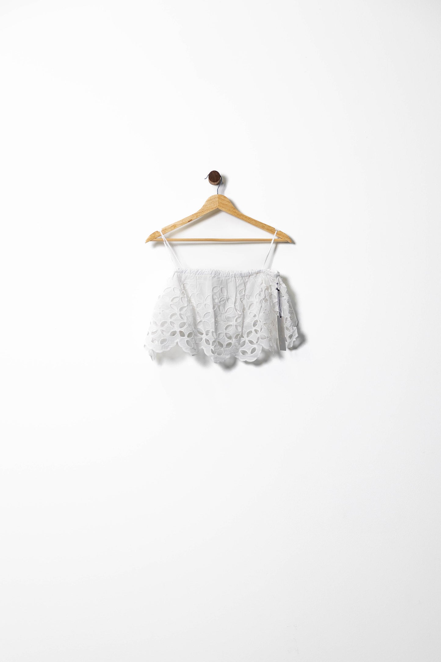 Embroidered Eyelet - Crop Top