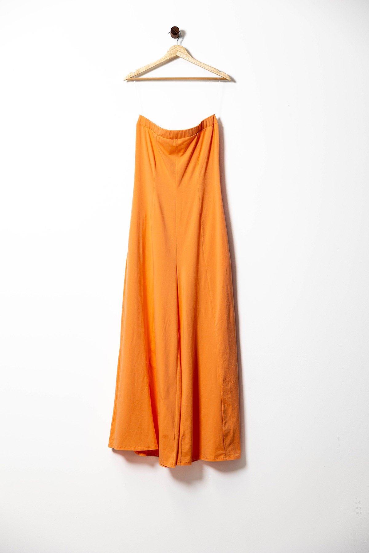 Strapless Wide-Leg Jumpsuit