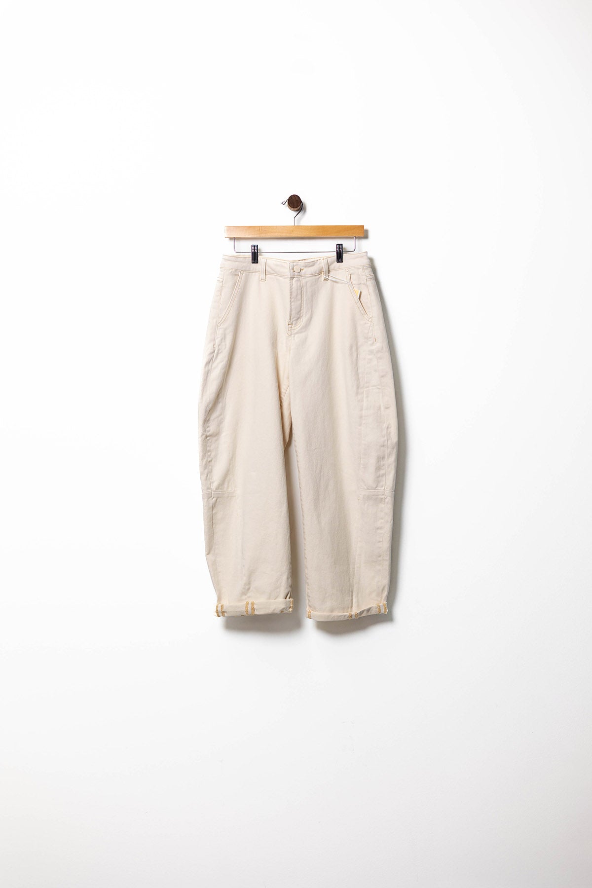 Minimalist High-Waisted Tapered Jeans