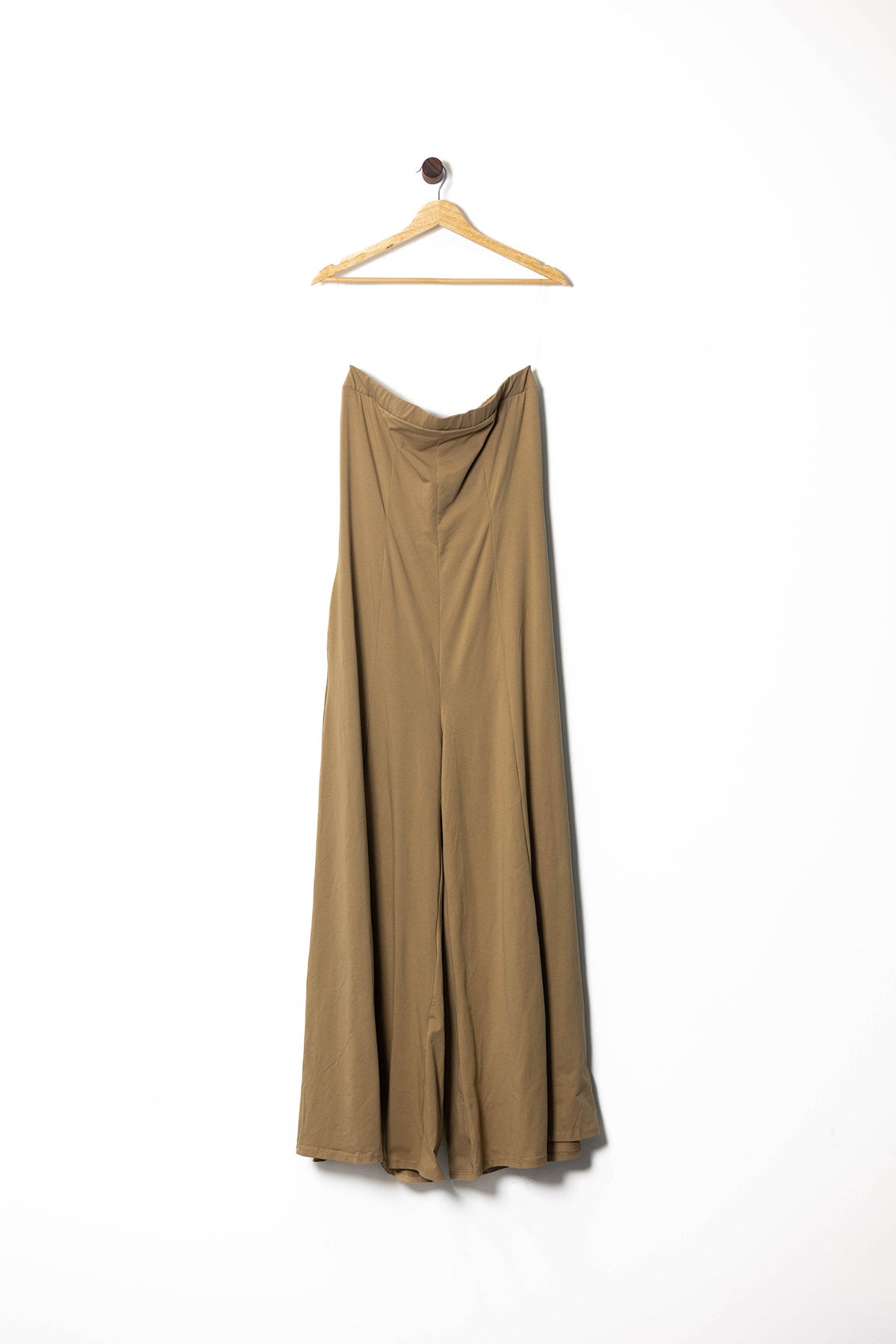 Strapless Wide-Leg Jumpsuit