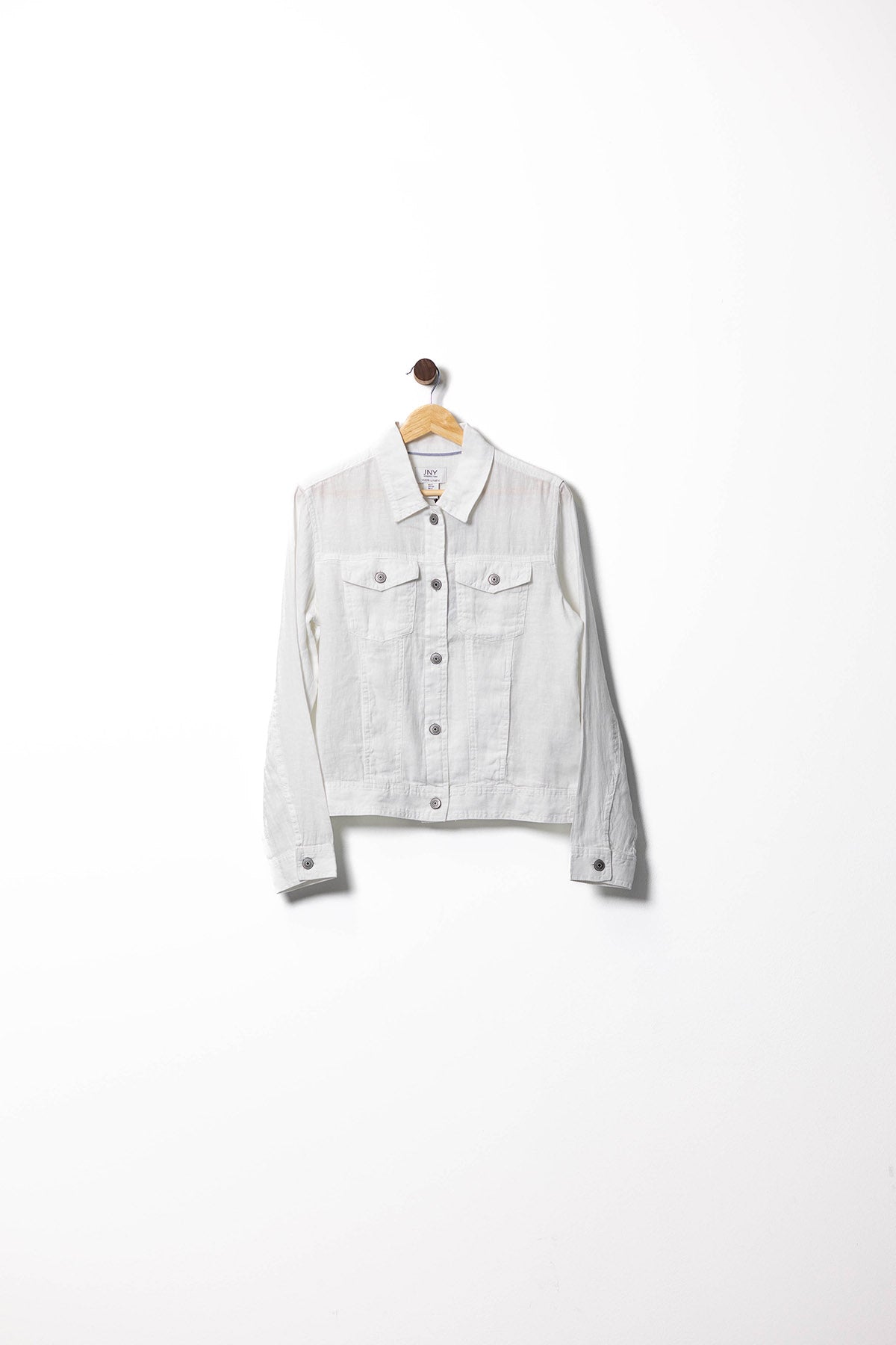 Linen jacket - “denim lookalike “