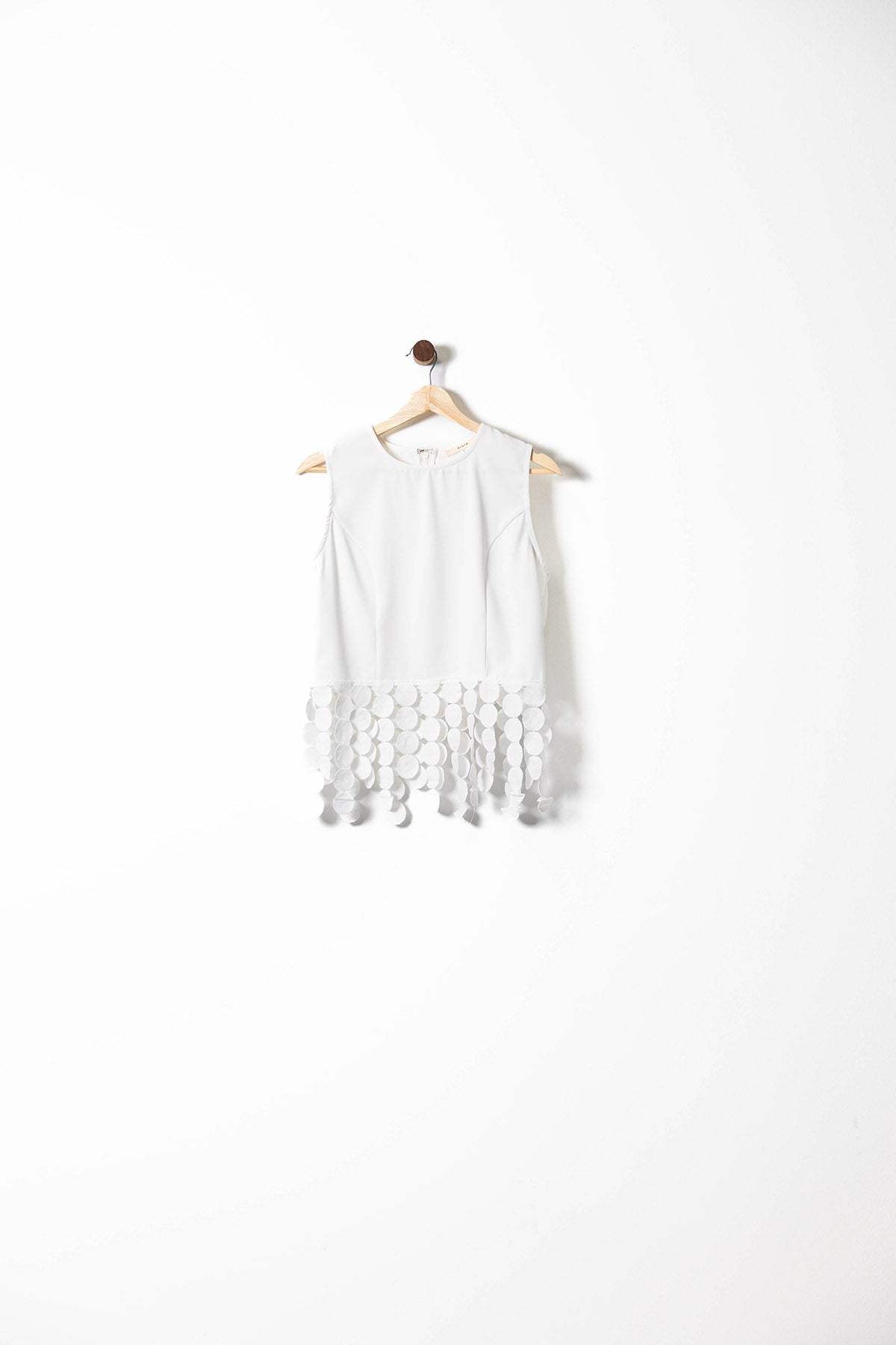 Sequin Fringe Sleeveless Top