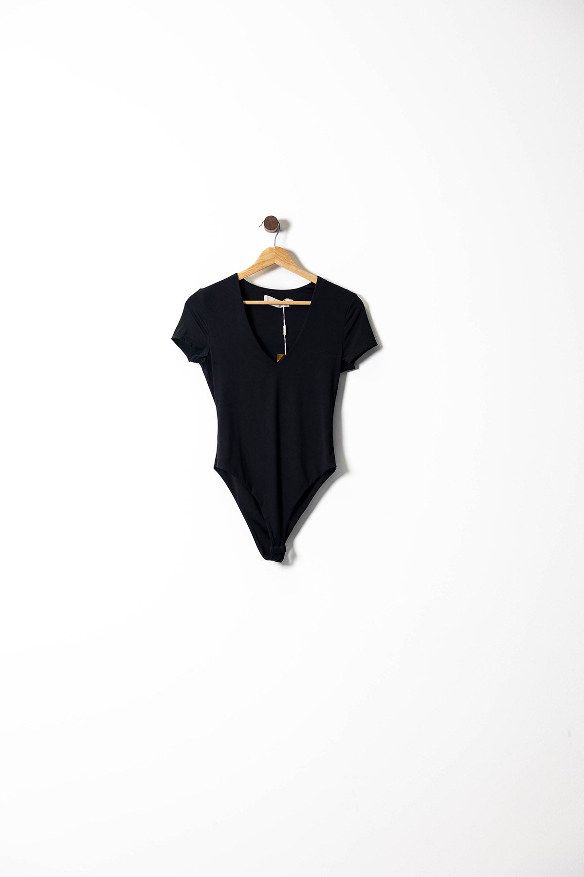 Essential V-Neck Short Sleeve Bodysuit