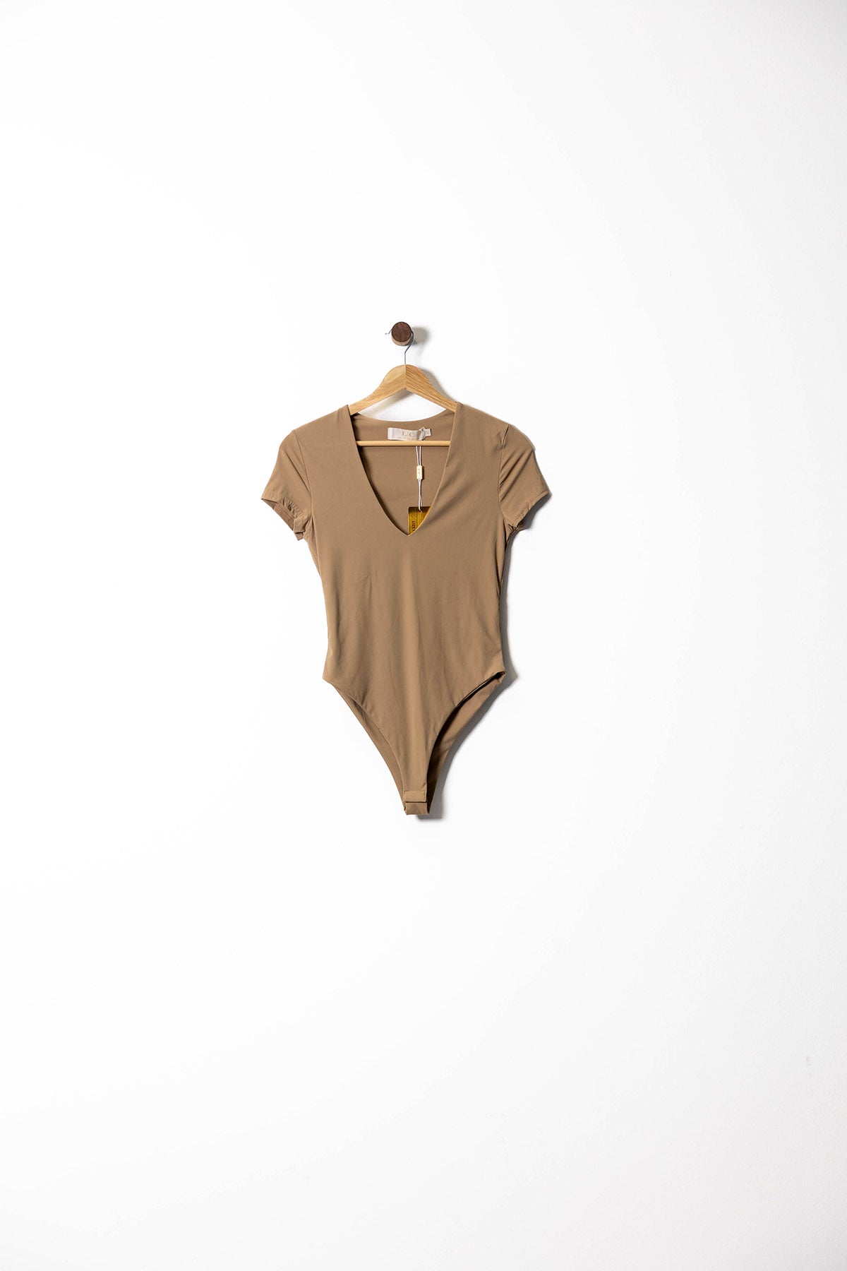 Essential V-Neck Short Sleeve Bodysuit