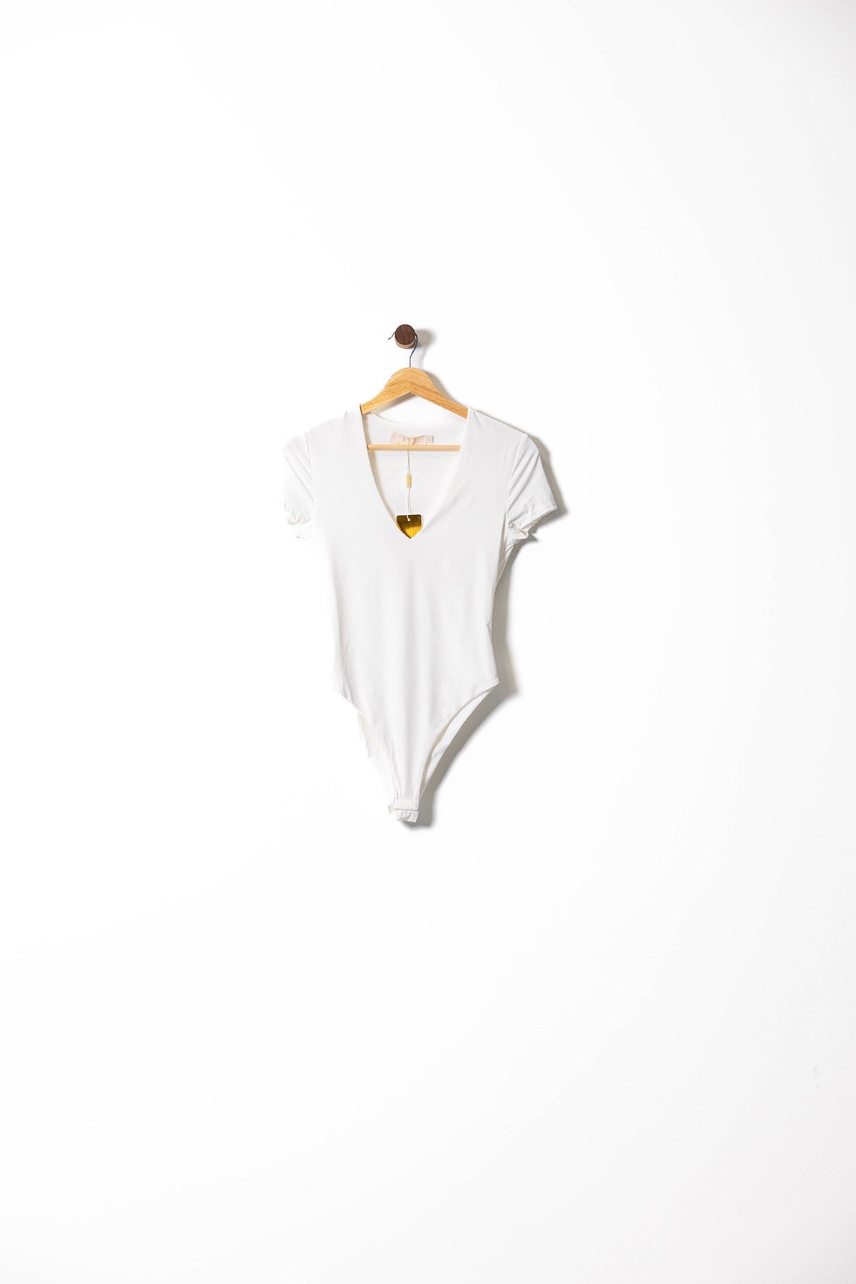 Essential V-Neck Short Sleeve Bodysuit