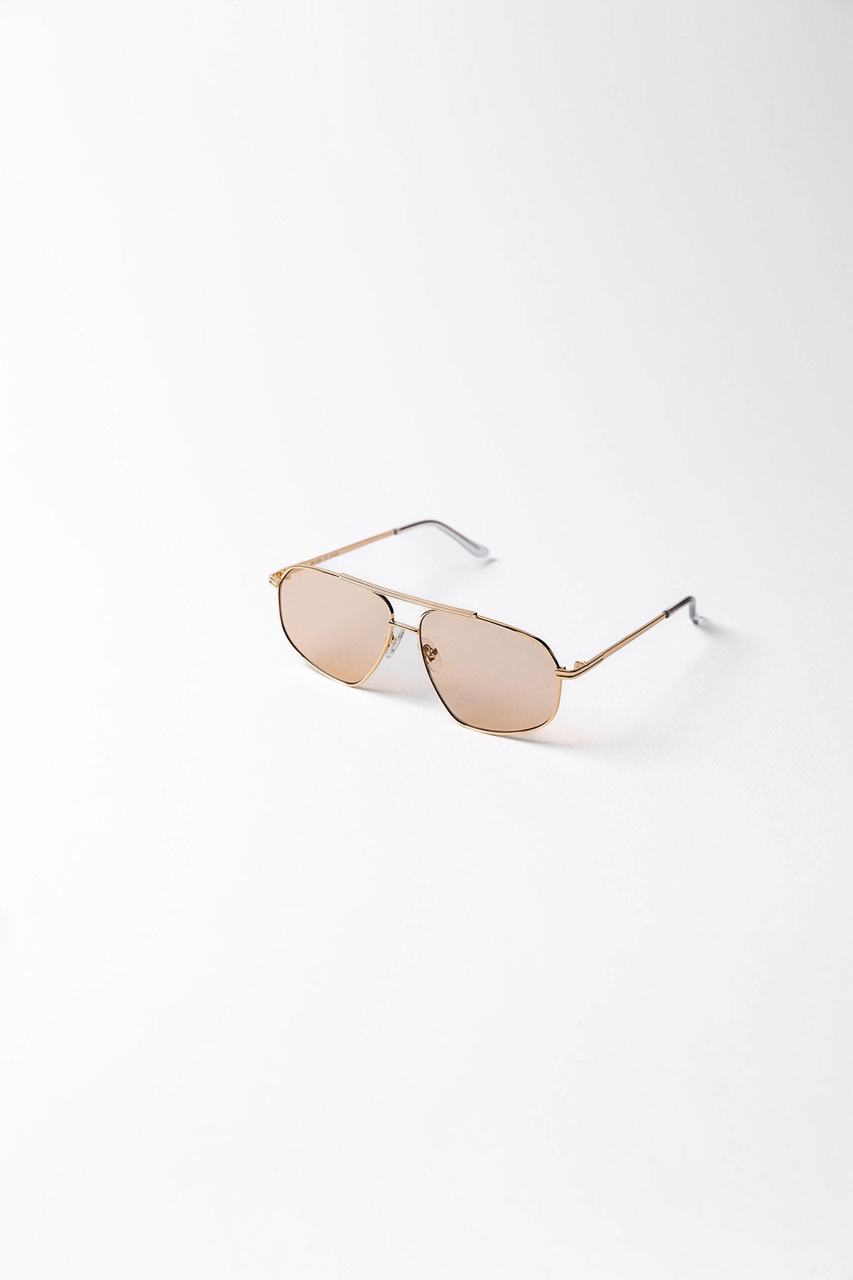 Retro Cool Sunglasses with Golden Lens