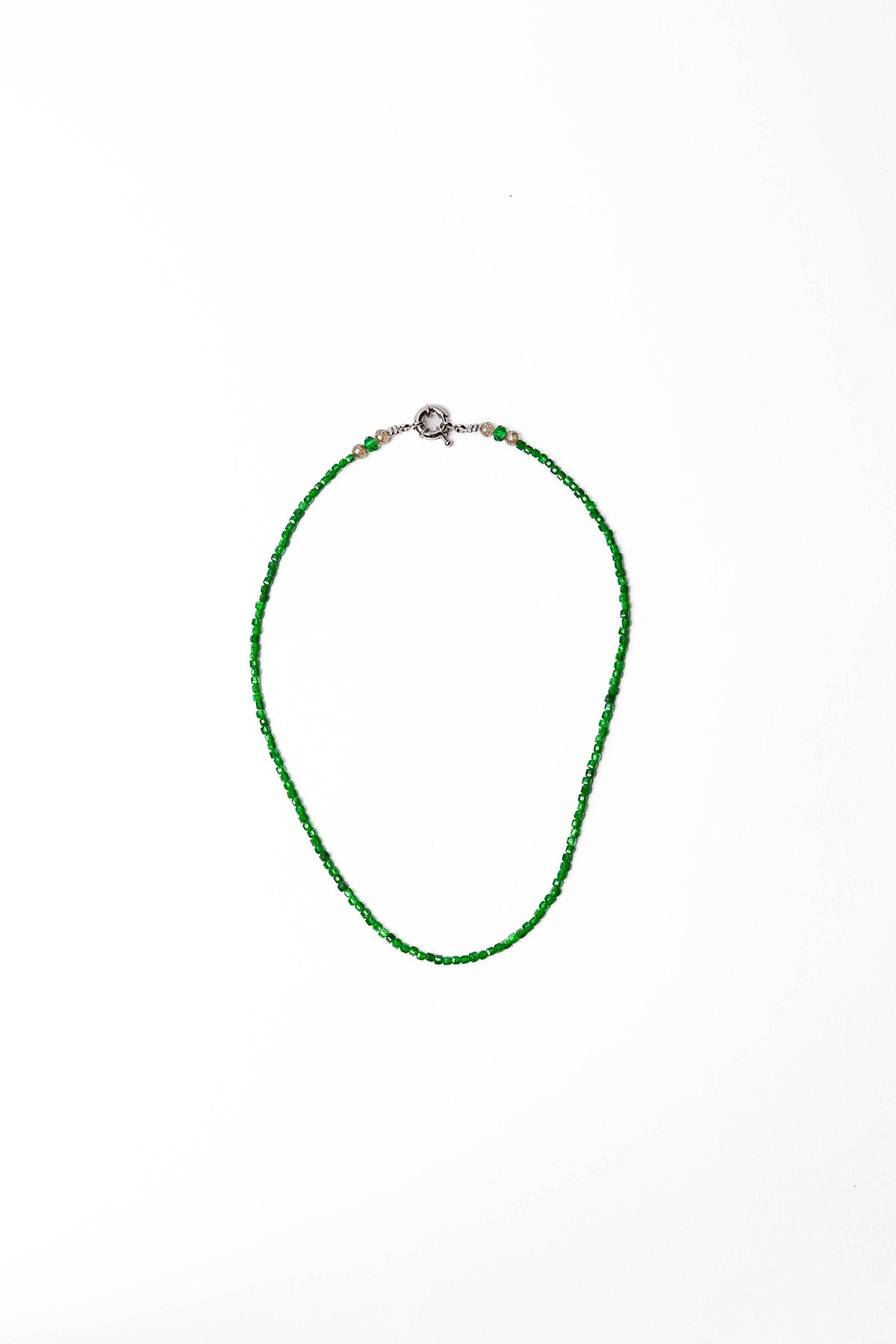 Lucky Green CrystalNecklace