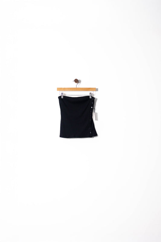 Asymmetrical Button-Down Tube Top