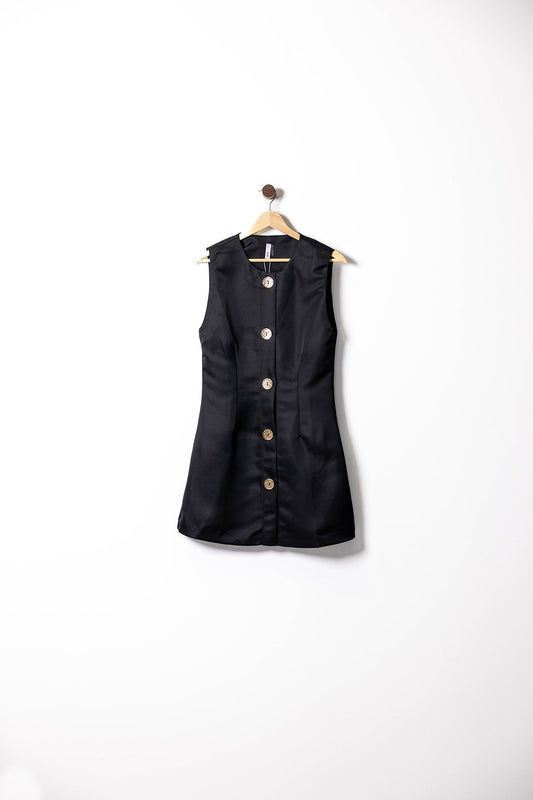 Midnight Power Vest Dress