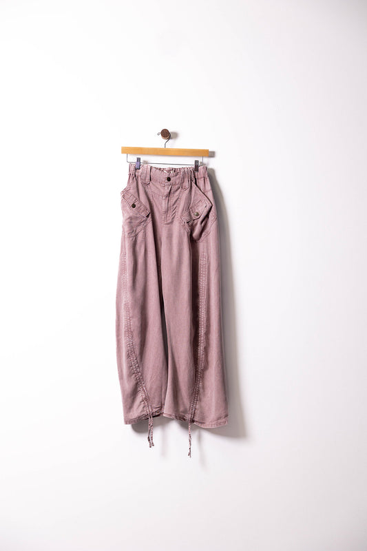 Utility Pocket Wide-Leg Pants