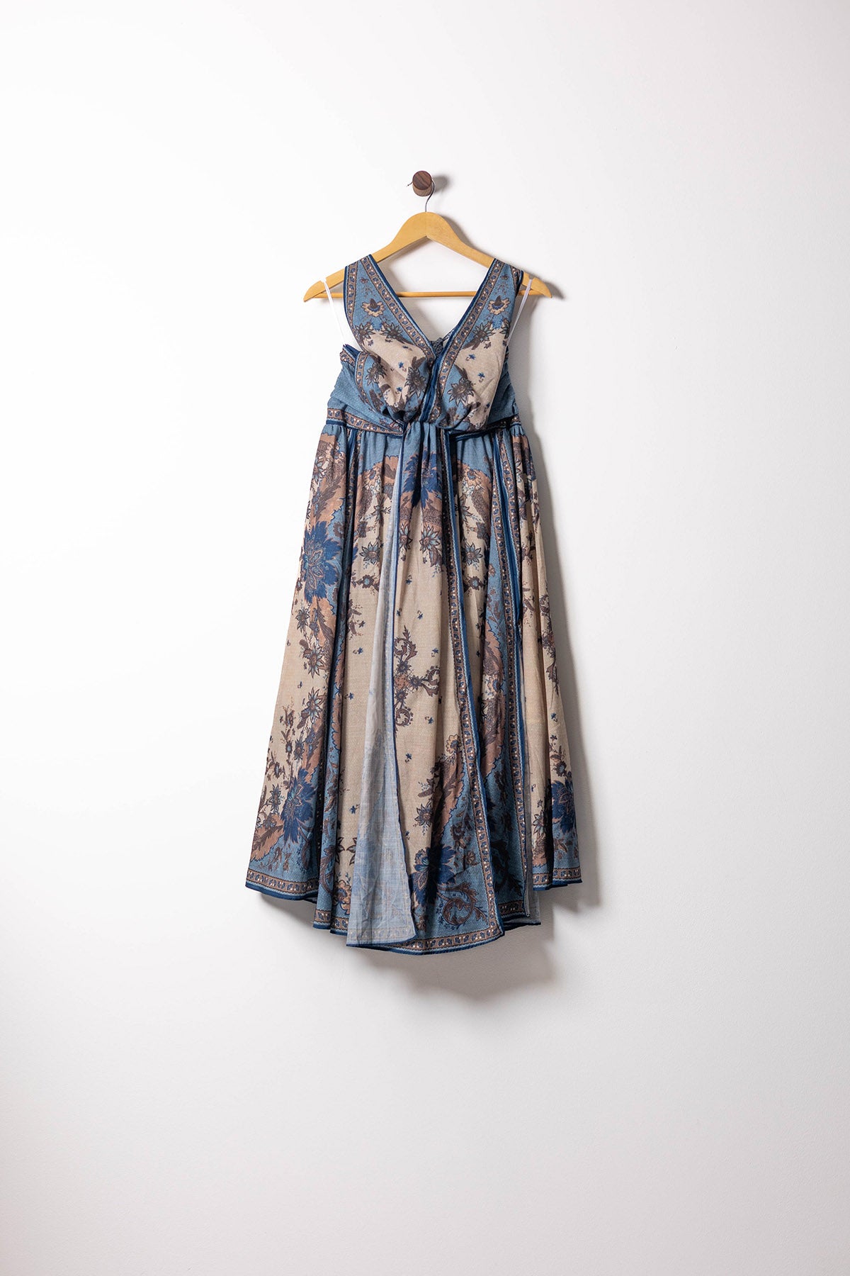 Blue Mirage Goddess Maxi Dress