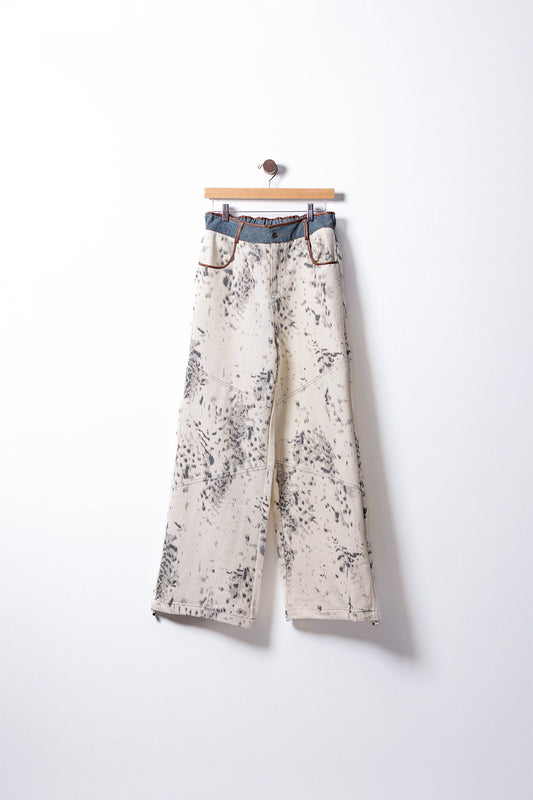 Mystic Canvas Wide-Leg Pants